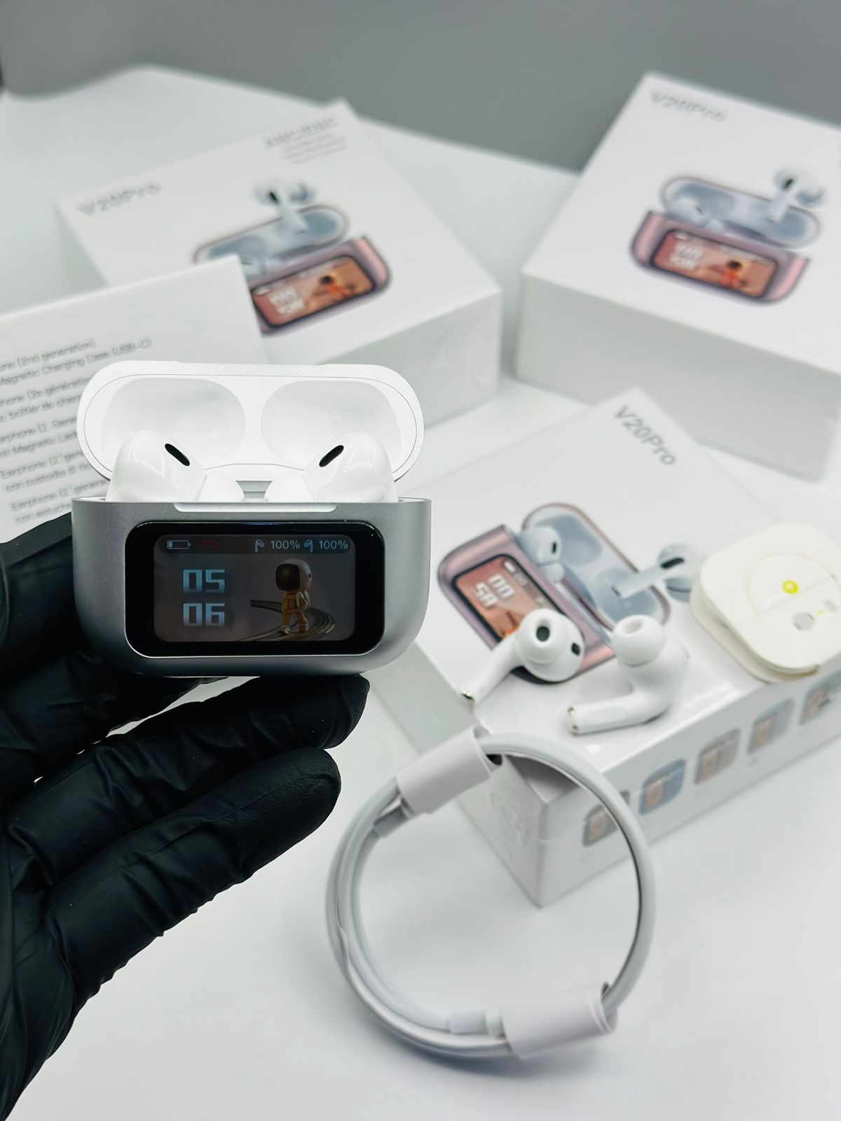V20 Pro Led Screen Airpods