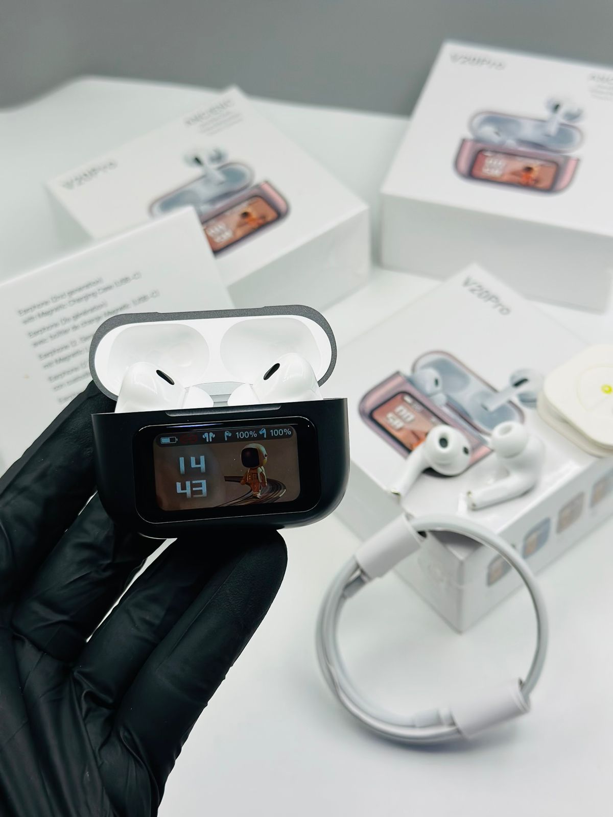V20 Pro Led Screen Airpods
